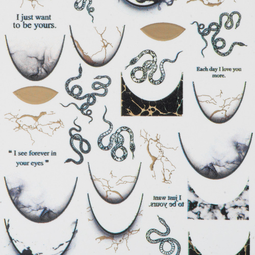 IRISK Слайдер Френч-градиент с дизайном 004 M1198