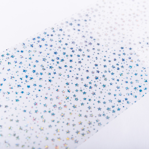 TNL Фольга для литья голографические звезды