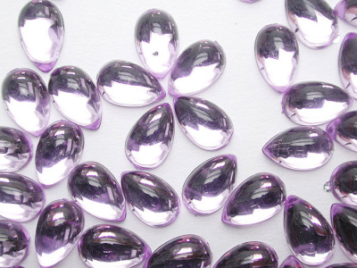 Стразы - Капля, фиолетовые 4 х 6 мм. (Y1CL72C) 50 шт./банка