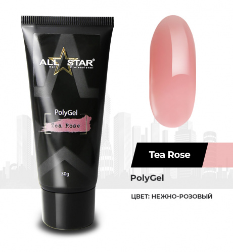 ALL STAR Полигель Tea Rose нежно-розовый 816 30 г.