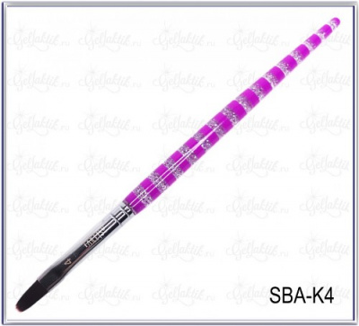 TARTISO Кисть для геля 4 (нейлон) SBA-K4 TARTISO Кисть для геля 4 (нейлон) SBA-K4