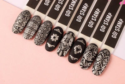 Go Stamp Пластина для стемпинга 027 Baroque