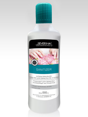 Severina Антибактериальное средство для обработки рук и ногтей (Sanitizer) 1000 мл. Severina Антибактериальное средство для обработки рук и ногтей (Sanitizer) 1000 мл.