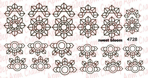 Слайдер-трафарет Sweet Bloom 4728