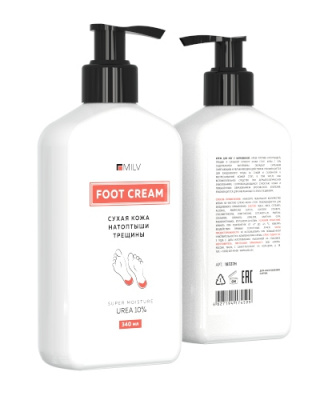 MILV Крем для ног с мочевиной 340 мл.