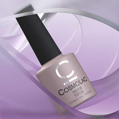 CosmoLac Топ Велюровый для гель-лака Velour Top Gel 7,5 мл. CosmoLac Топ Велюровый для гель-лака Velour Top Gel 7,5 мл.
