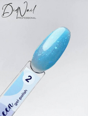DidNail Professional Гель-лак с хлопьями Snow Queen 2 10 мл. DidNail Professional Гель-лак с хлопьями Snow Queen 2 10 мл.