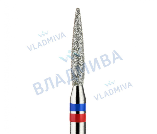 ВладМиВа, Алмазная фреза (Пламя) Средне-мягкая (Красно-синяя) 866.104.244.100.021KG