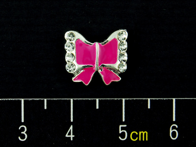 3D украшения Бант большой розовый (Y1NO180B) 5 шт./набор