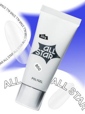 ALL STAR Полигель Crystal кристально-прозрачный 800 30 г.