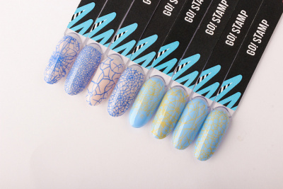 Go Stamp Пластина для стемпинга 096 Broken Mirror