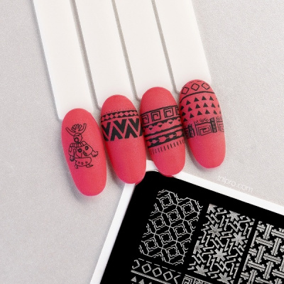 Пластина для стемпинга TNL Premium - африканские узоры (12) 382331