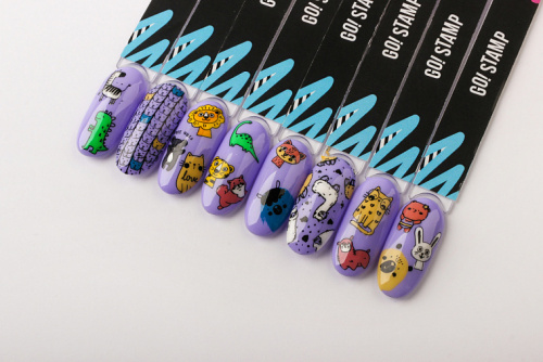 Go Stamp Пластина для стемпинга 083 Murzilka