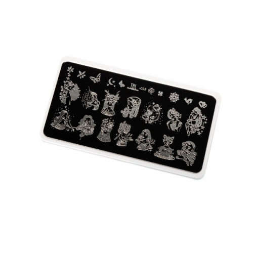 Пластина для стемпинга TNL Premium - woman flower (095) 271928