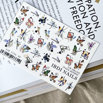 IBDI NAILS Слайдер дизайн AIR FOIL 040