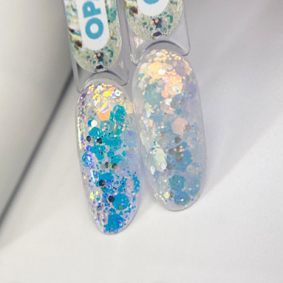 Patrisa Nail Гель для дизайна с глиттером KOREAN GEL Opal 5 гр. AE101 Patrisa Nail Гель для дизайна с глиттером KOREAN GEL Opal 5 гр. AE101