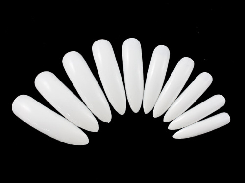 Типсы Justnail (Y1NJ27) Arc белые 50 шт./пакет