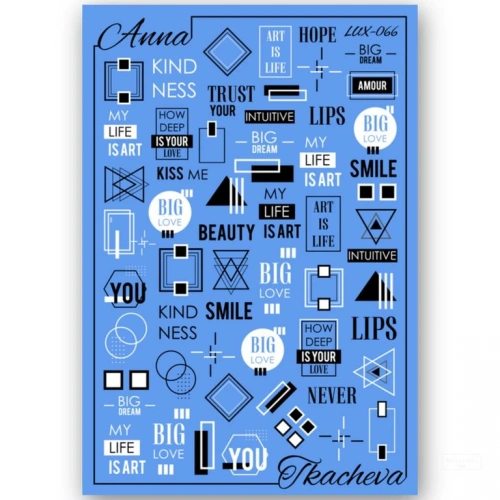 2D Слайдер-дизайн by Anna Tkacheva LUX-066