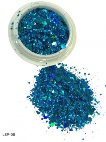 Дизайн Брокат LSP-08 бирюза