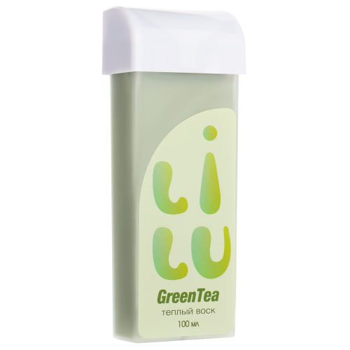 LILU Воск теплый в картридже 100 мл. 05 Green Tea (плотный)