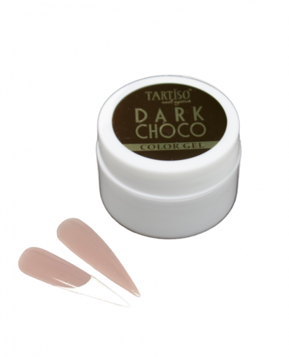 TARTISO UV Гель моделирующий COLOR GEL DARK CHOCO 15 г.