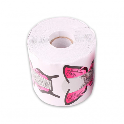 Формы для наращивания Бабочка розовая 300 шт.