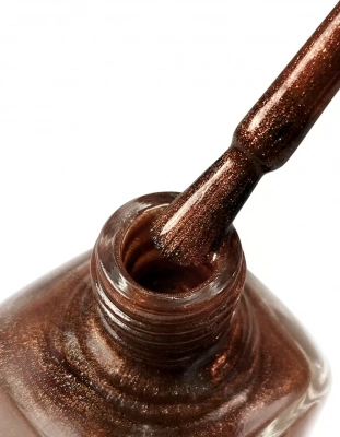 IQ Beauty Лак для ногтей с биокерамикой Nail Polish PROLAC+bioceramics 194 Copper Choco 12,5 мл.