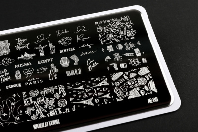 Go Stamp Пластина для стемпинга 088 World Tour