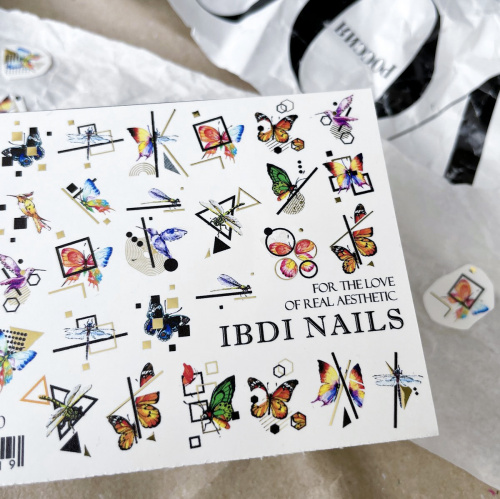 IBDI NAILS Слайдер дизайн AIR FOIL 040