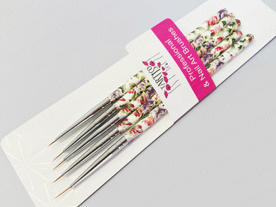 Кисти для дизайна TARTISO 5 шт./набор TAR-NK41 Кисти для дизайна TARTISO 5 шт./набор TAR-NK41