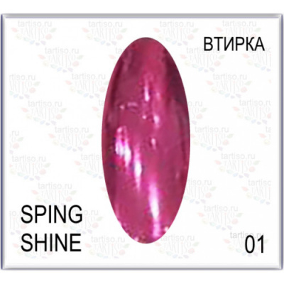 Пигмент для втирки ХРОМ SPRING SHINE 01 SPR-01