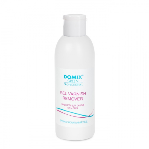 DOMIX Жидкость для снятия гель лака GEL VARNISH REMOVER 200 мл. 04-384