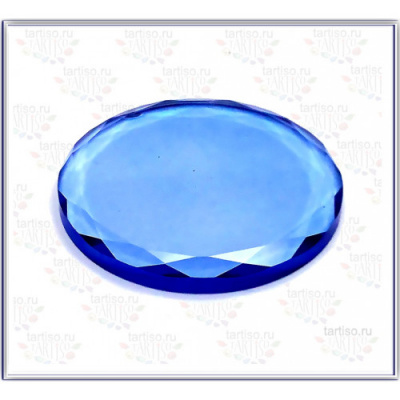 Стекло для клея круглое синее TARTISO GLKC-3