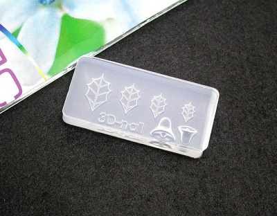 3D Acrylic Mold Y1SJ016 Xmas Flower 3D Acrylic Mold Y1SJ016 Xmas Flower