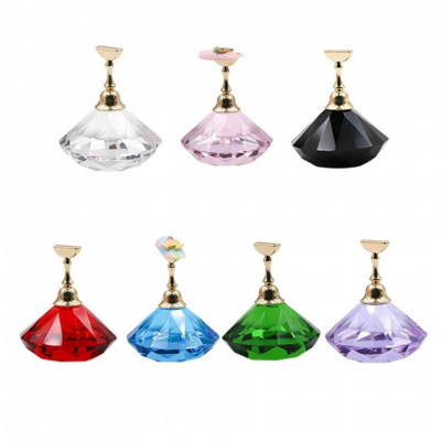 Подставка для демонстрации дизайнов (камень большой 4 см., 1 основа) SDD-1BS Зеленый