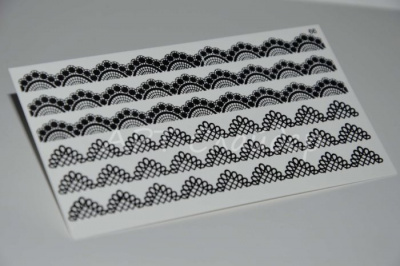 Слайдер дизайн фольгированный 66 черный