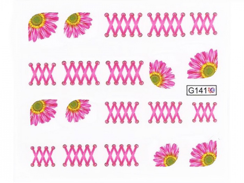 Nails Переводные картинки Y1BHG141