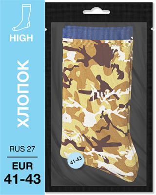 MILV Носки Хлопок 107 High F-03 RUS 27/EUR 41-43