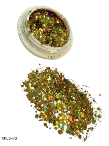 Дизайн Брокат XKLS-03 золото Дизайн Брокат XKLS-03 золото