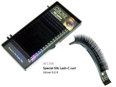 OICHE Ресницы на ленте Special Silk C изгиб (0.2/8мм.) AE1308 OICHE Ресницы на ленте Special Silk C изгиб (0.2/8мм.) AE1308