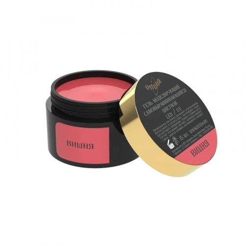 Опция Гель моделирующий самовыравнивающийся цветной Вишня 15 мл.