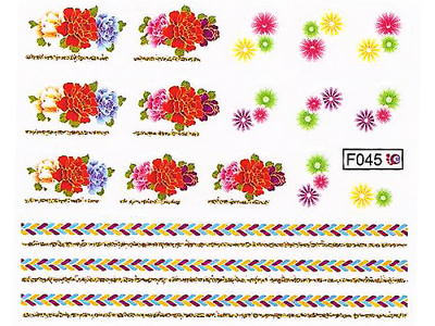 Nails Переводные картинки Y1BHF045