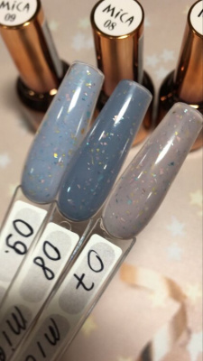 TARTISO Каучуковая база RUBBER BASE MICA нюдовая со слюдой №08 15 мл.