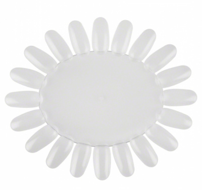 Палитра JessNail для лаков (PCC-2) ромашка твердая прозрачная овальная 10 шт./уп.