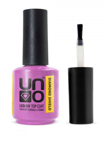 UNO Верхнее покрытие для гель-лака DIAMOND SHIELD без липкого слоя 16 г. UTGDS16