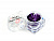 Глиттер Nails квадр.банка Y1BK207 ромб 3 мм. Фиолетовый 2