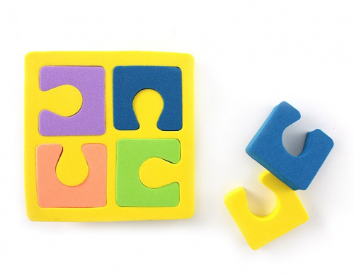 Разделители для пальцев ног (Y1ZC101B) Желтый квадрат