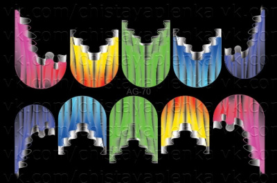 Слайдер дизайн Имитация аэрографии АРТ Слайдер AG-70