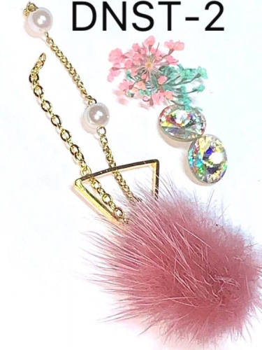 Декор для дизайна ногтей Перышко