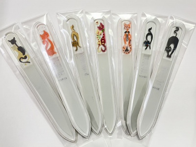 Пилка стеклянная Bohema с дизайном 140 мм.